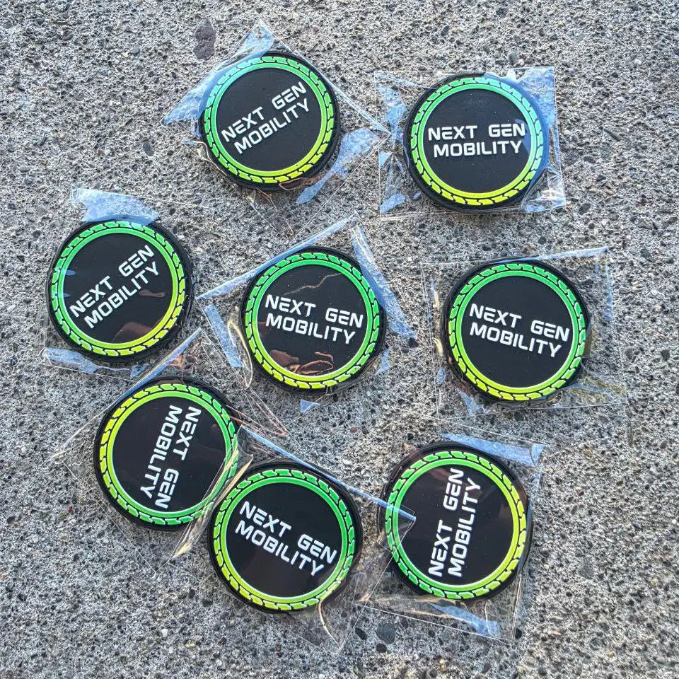 2.5’’ Round PVC Patch - Next Gen Mobility Logo - Velcro - Accessories