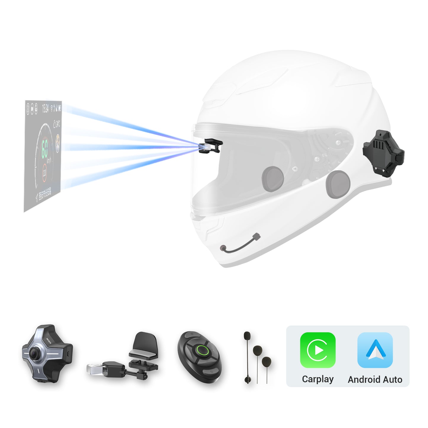 Motoeye E6+ Heads-Up Display (HUD) for Motorcycle and EUC