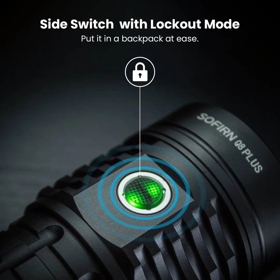 Sofirn Q8 Plus Rechargeable 16000 lumens Flashlight