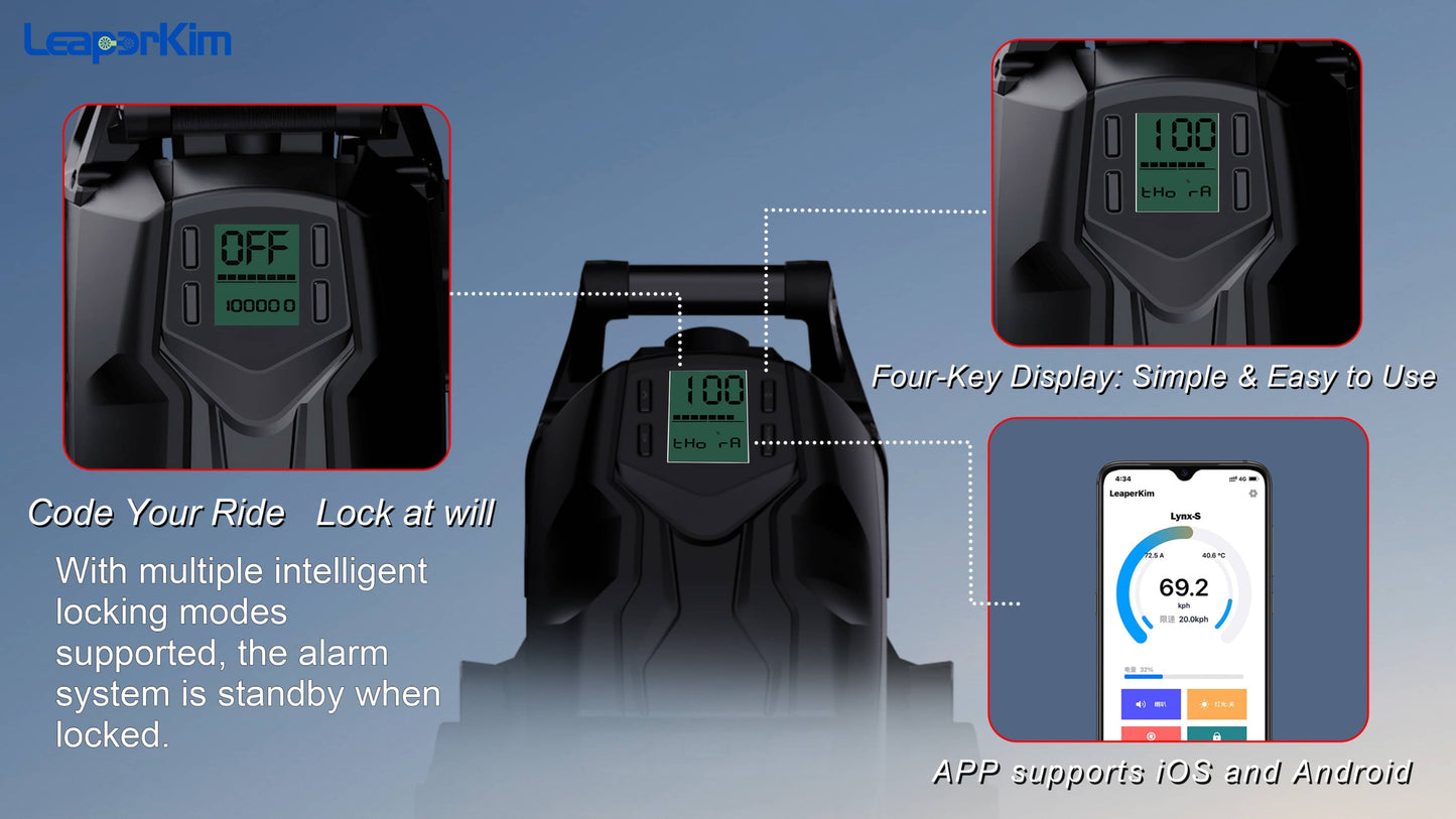 Leaperkim Lynx-S EUC - 151V 2700Wh Battery - 3800W Electric Unicycle