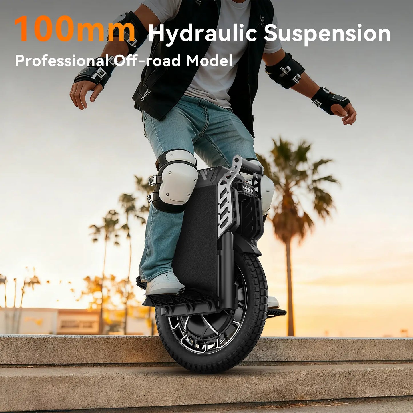 King Song F22 Pro Electric Unicycle – 12000W Motor, 180KM Range, 130+km/h High-Speed Performance EUC