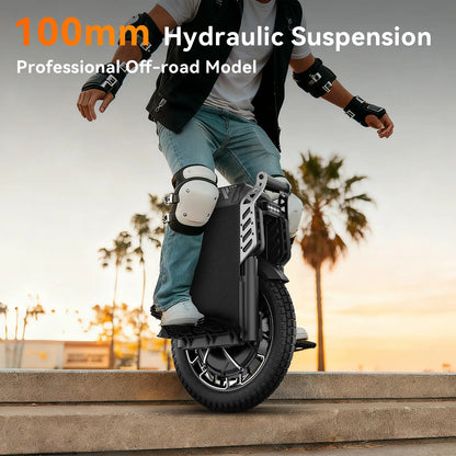 King Song F22 Pro Electric Unicycle – 12000W Motor, 180KM Range, 130+km/h High-Speed Performance EUC