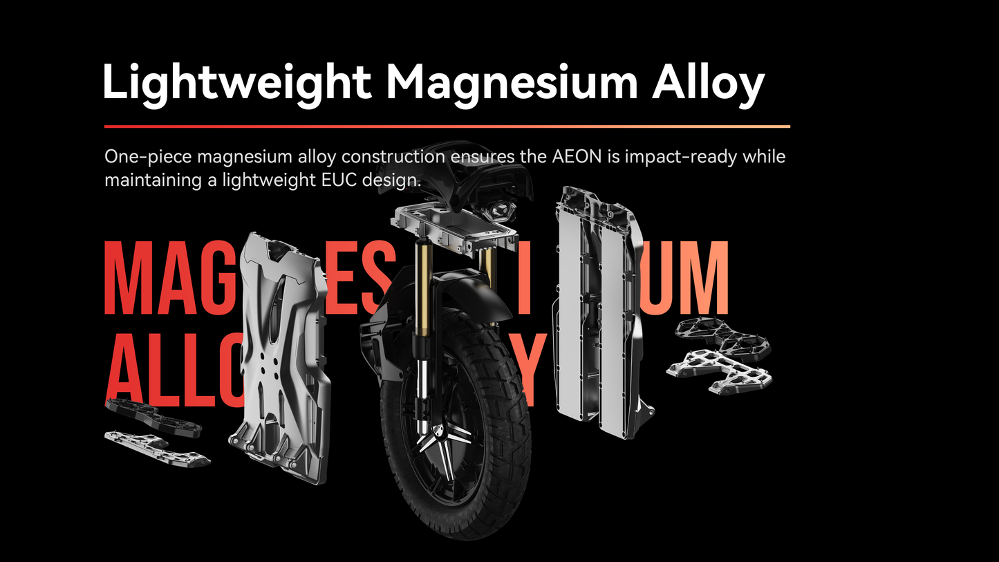 Nosfet Aeon EUC - 151V 1300Wh Battery - 2200W Electric Unicycle