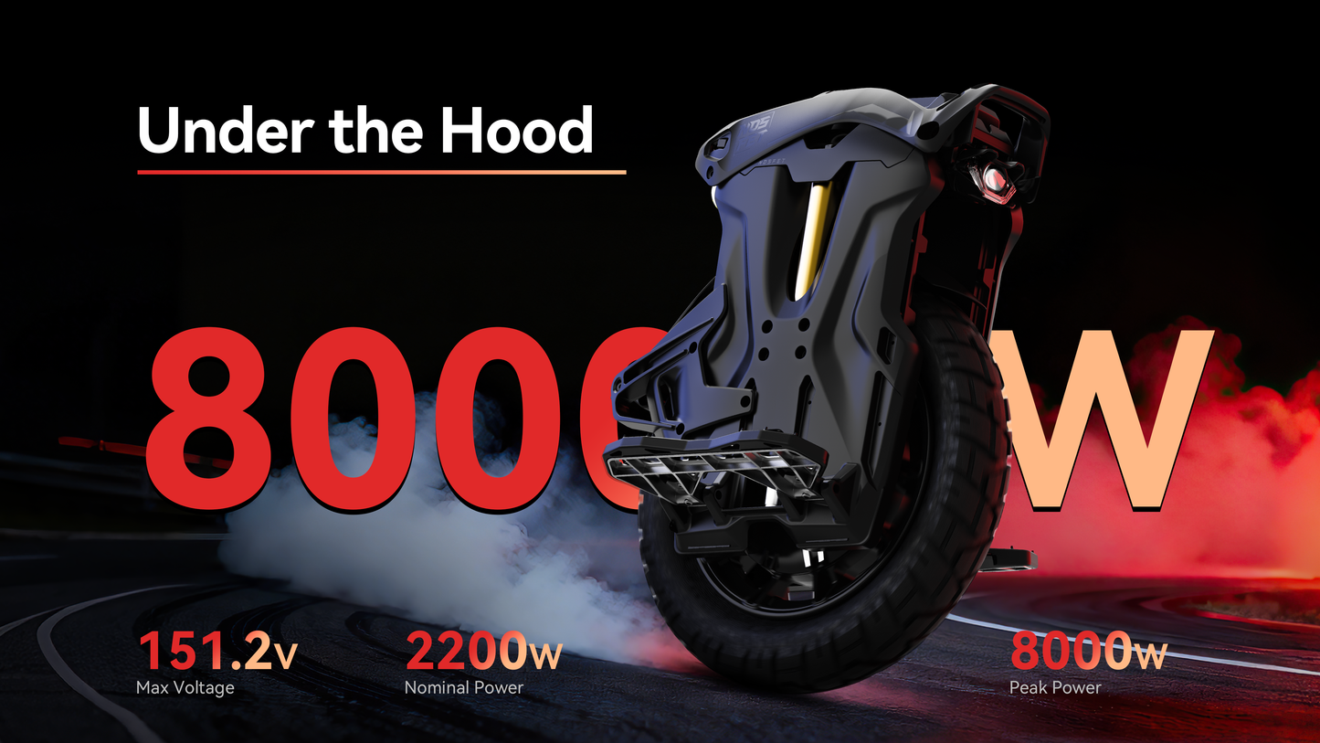 Nosfet Aeon EUC - 151V 1300Wh Battery - 2200W Electric Unicycle