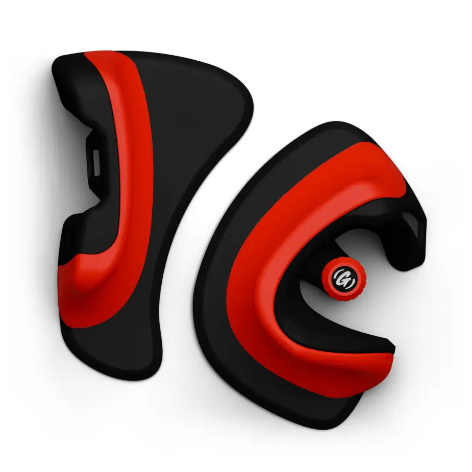Grizzla Sync Pads - Black/Red - Accessories