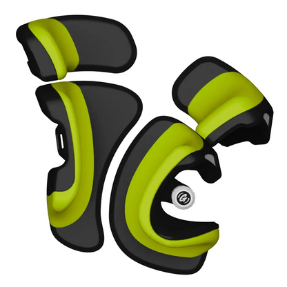Grizzla Sync Pads XL Extenders - Black/Lime - Pads