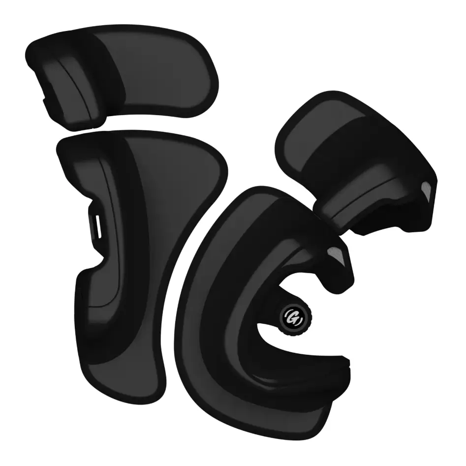 Grizzla Sync Pads XL Extenders - Pure Black - Pads