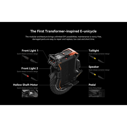 Kingsong F18 EUC - 151V 2700Wh Battery - 5000W Electric Unicycle - Tubeless Off-Road - EUC