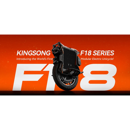 Kingsong F18 EUC - 151V 2700Wh Battery - 5000W Electric Unicycle - Tubeless Off-Road - EUC