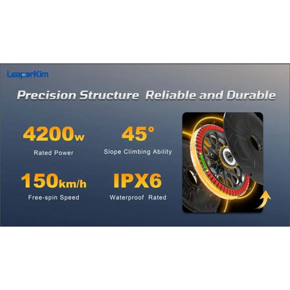 Leaperkim Oryx EUC - 176V 4700Wh Battery - 4200W Electric Unicycle - EUC