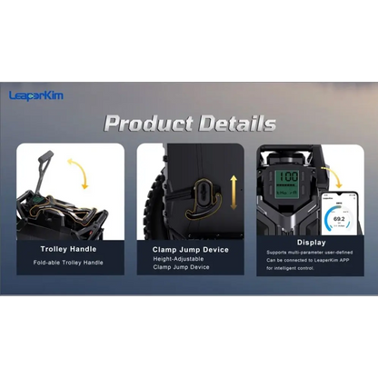 Leaperkim Oryx EUC - 176V 4700Wh Battery - 4200W Electric Unicycle - EUC
