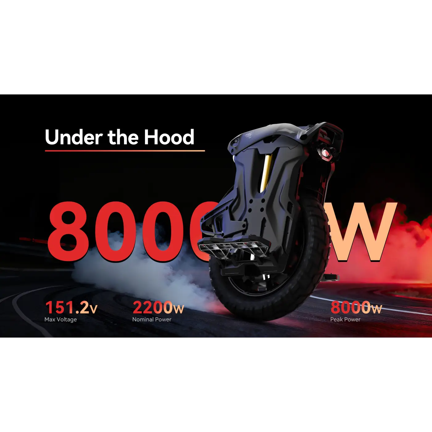 Nosfet Aeon EUC - 151V 1300Wh Battery - 2200W Electric Unicycle - EUC