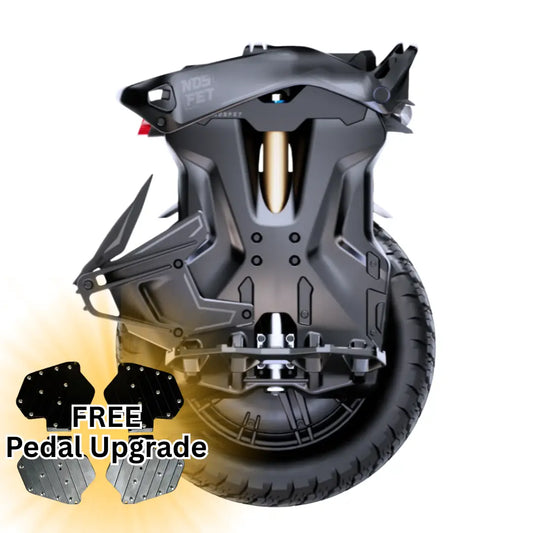 Nosfet Aero EUC - 126V 1110Wh Battery - 2000W Electric Unicycle - Tubeless Hybrid - EUC